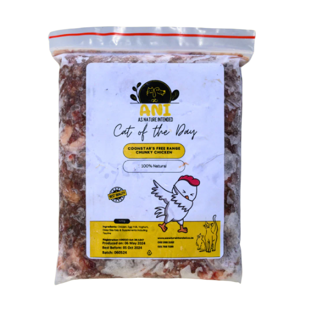 Coonstar's Chunky Chicken for cats