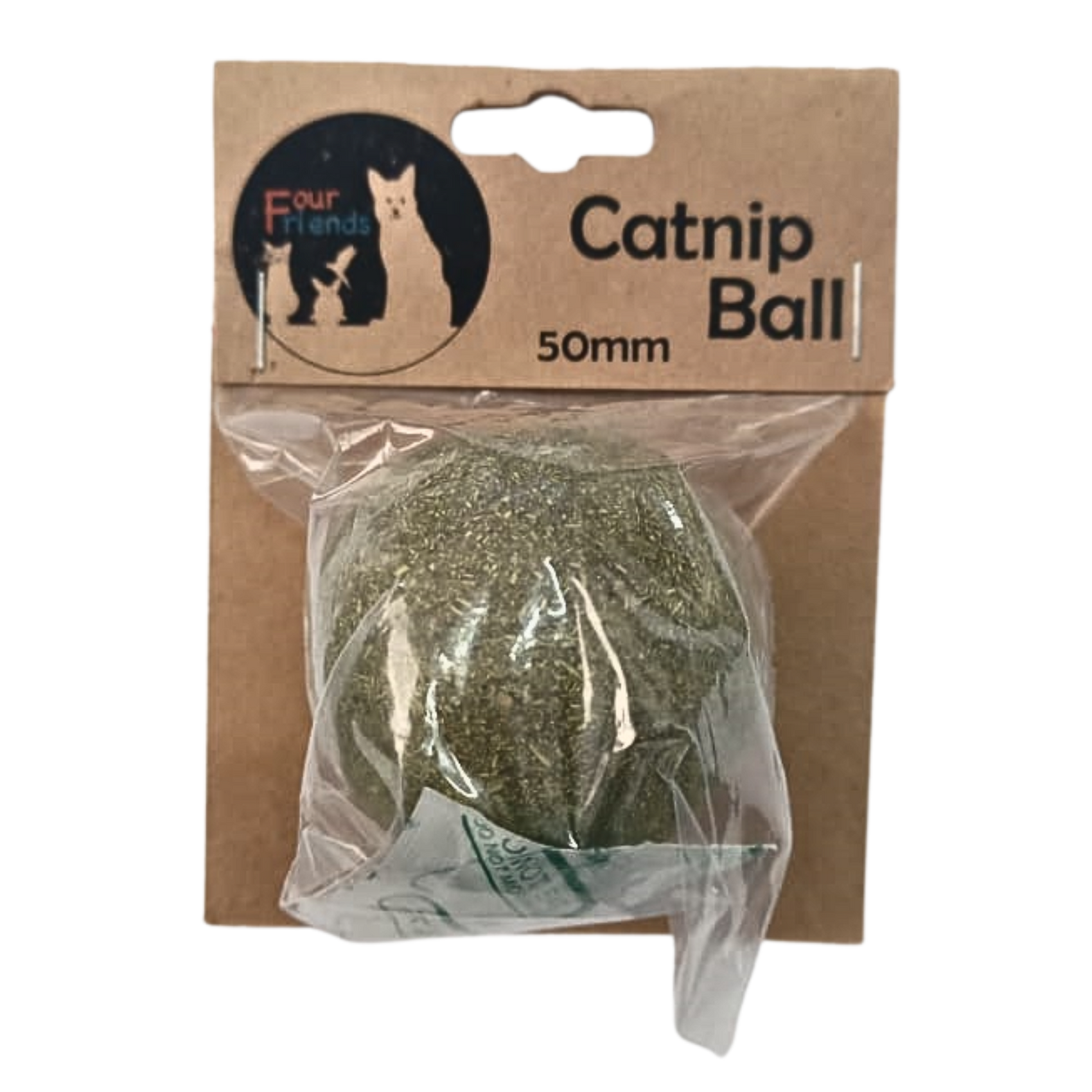 Premium Catnip Ball – 50 mm Interactive Toy for Cats