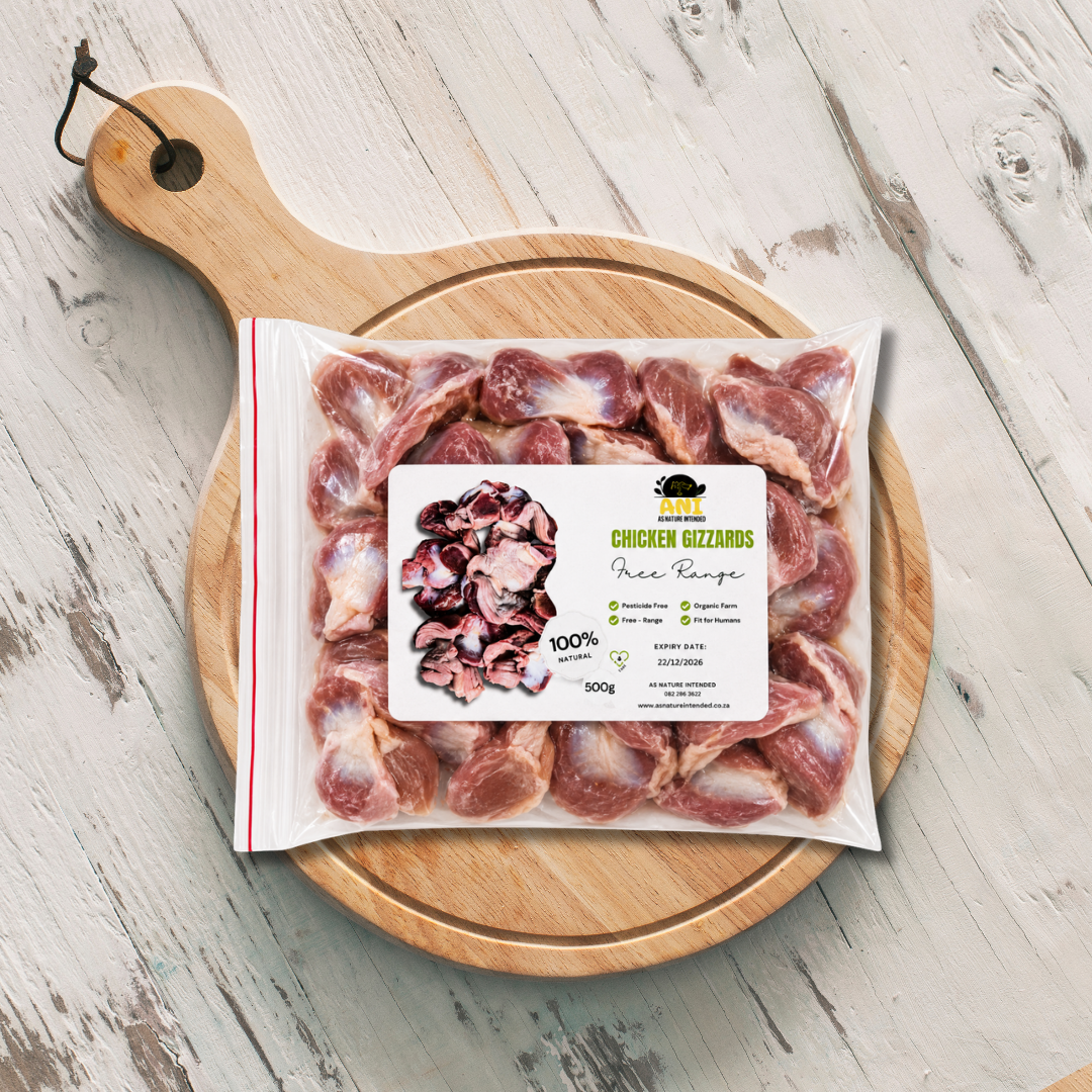 Free Range Chicken Gizzards 500g