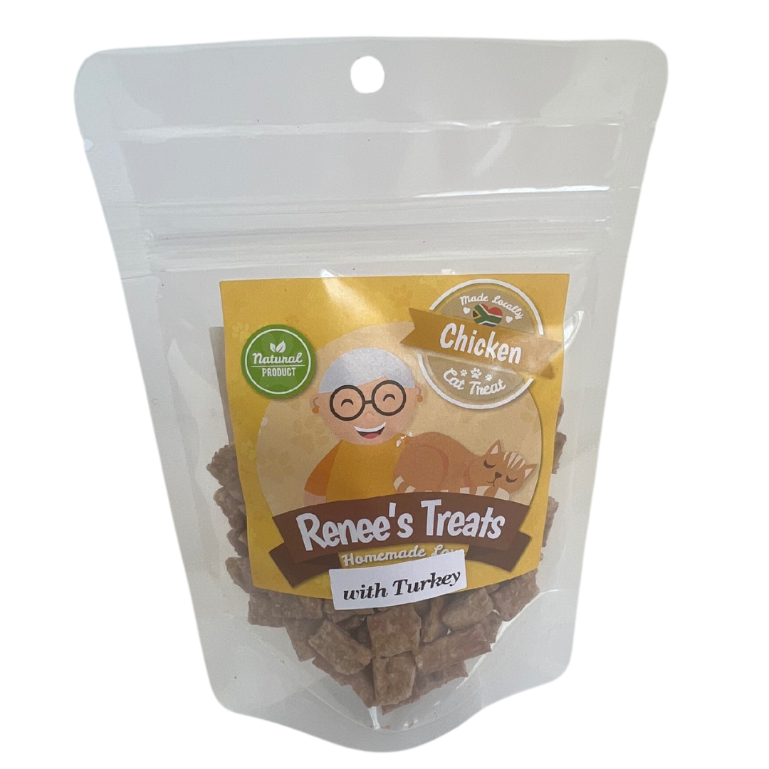 Renee's Baked Kitty Chicken + Turkey Treats