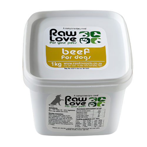 Beef for Dogs: 500g-1kg