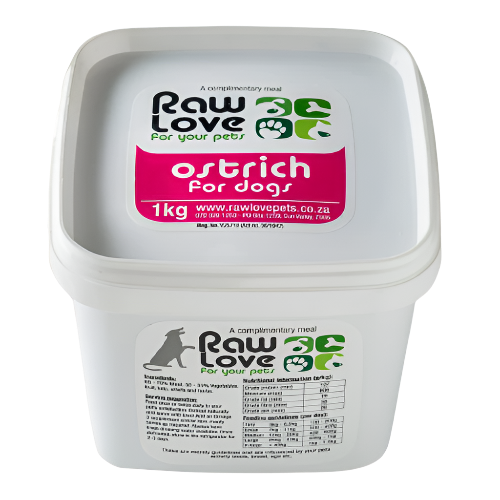 Ostrich for Dogs: 500g-1kg