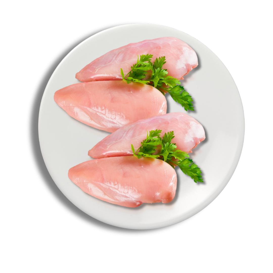 Free Range Raw Chicken Breast