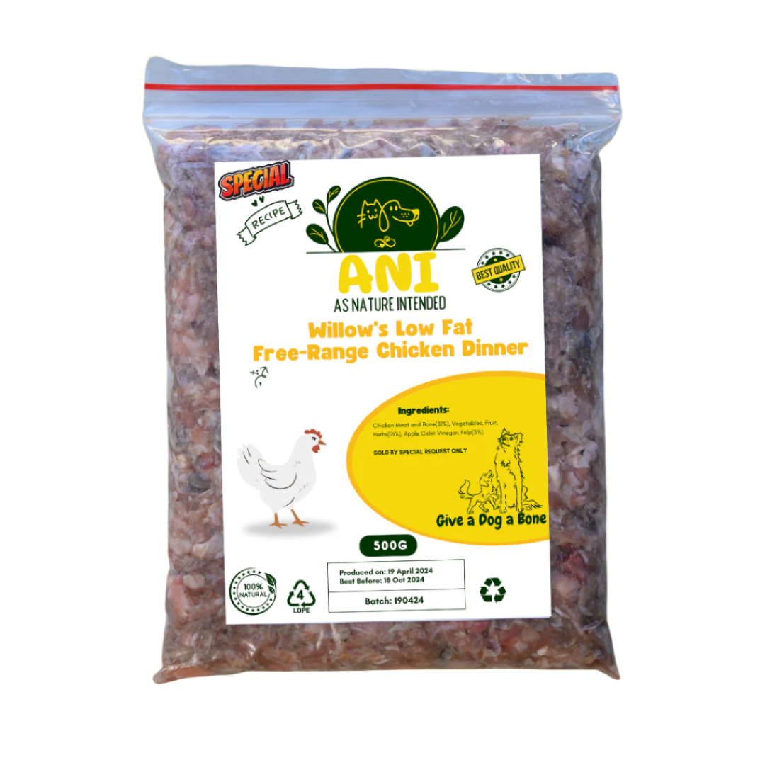 Give a Dog a Bone - Willows low Fat Chicken Dinner