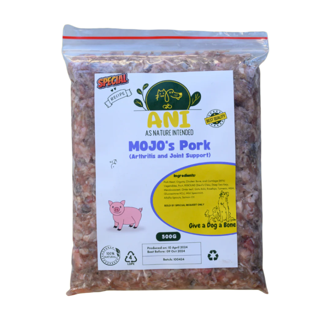 Give a Dog a Bone - Mojo's Arthritis Pork