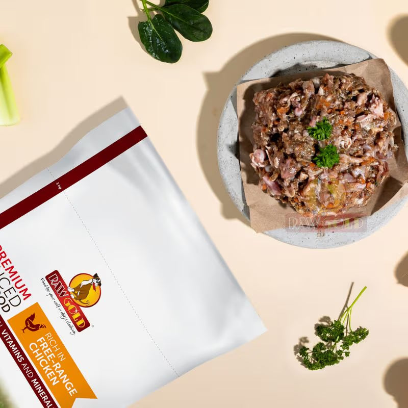 Raw Gold Free Range Chicken 1kg