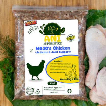 Give a Dog a Bone - Mojo's Arthritis Free Range Chicken