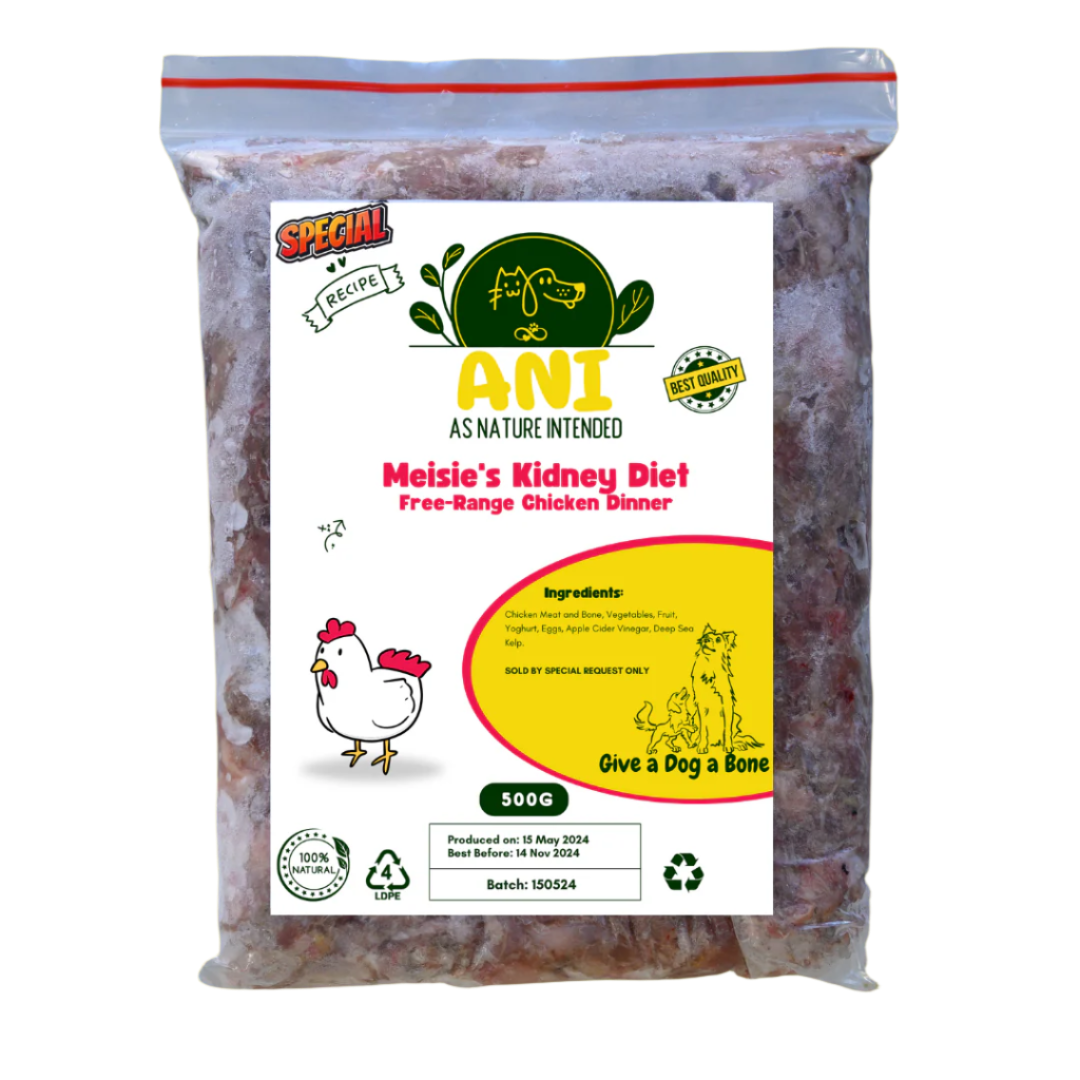 Give a Dog a Bone - Meisie's Kidney Diet