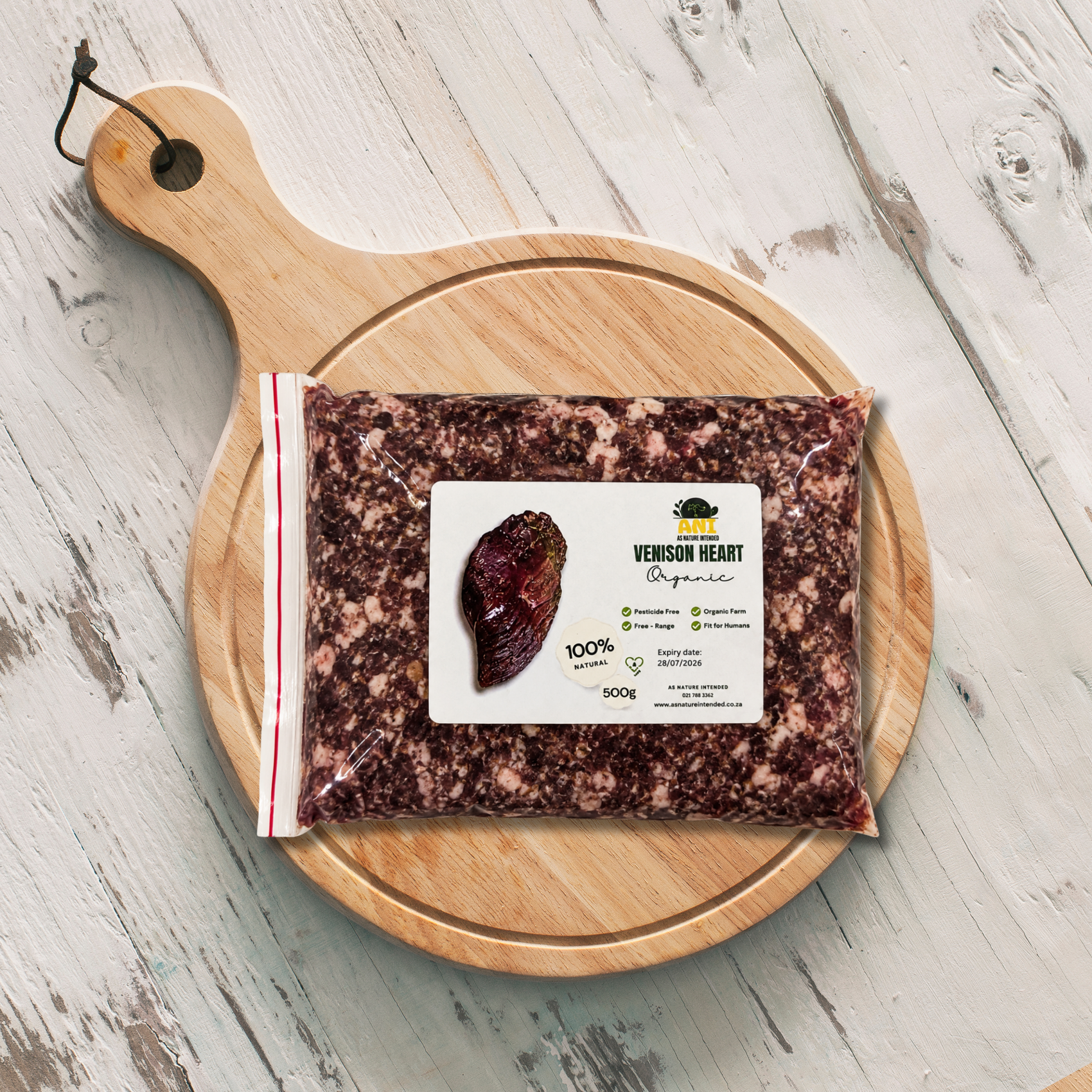 Minced Venison Heart