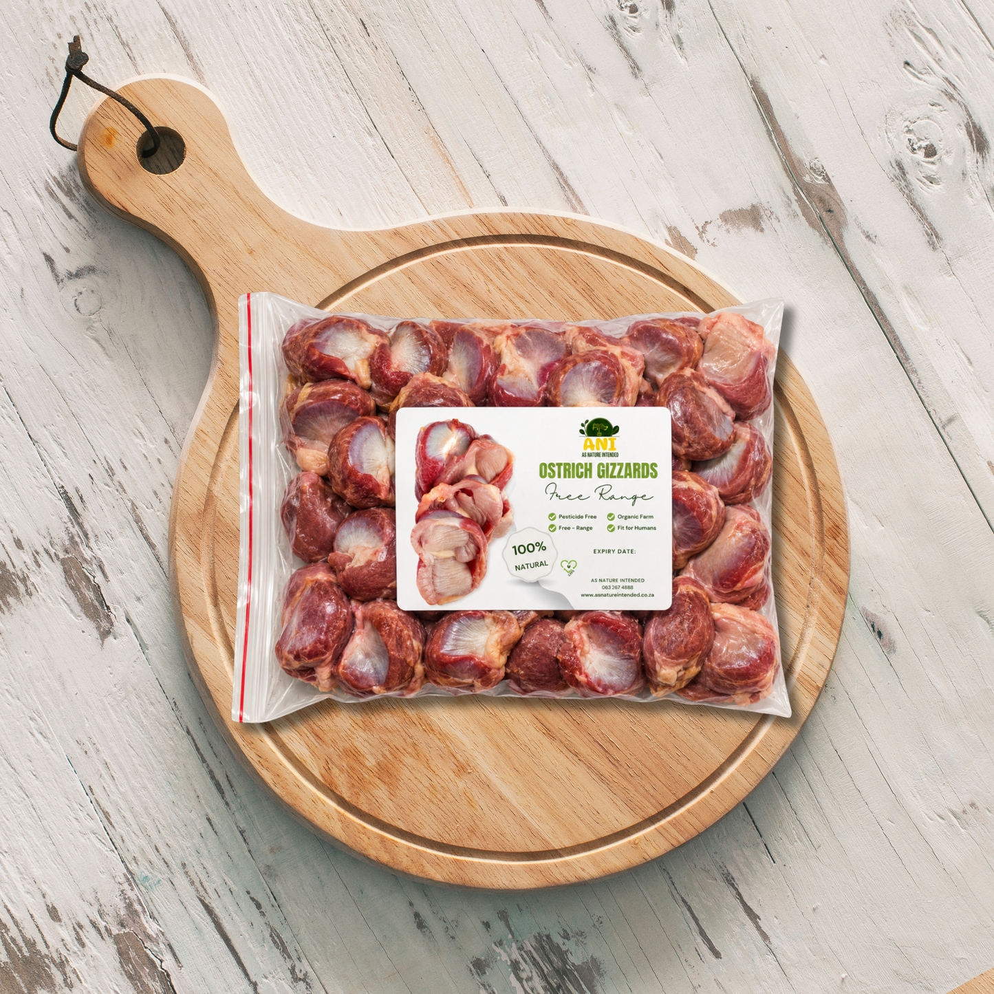 Pure Mince Ostrich Gizzards