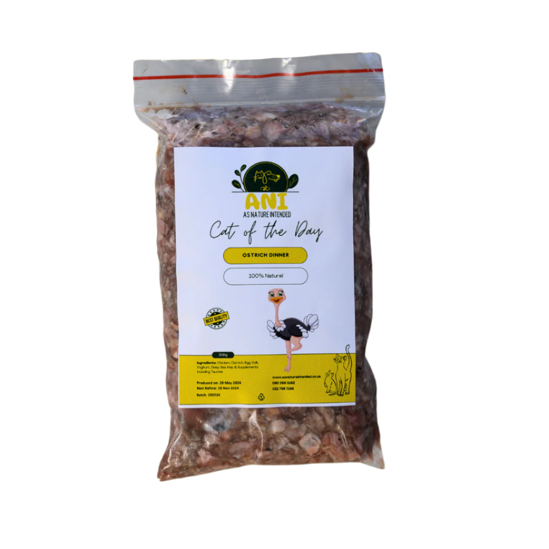 Ostrich Dinner For Cats Cat Food
