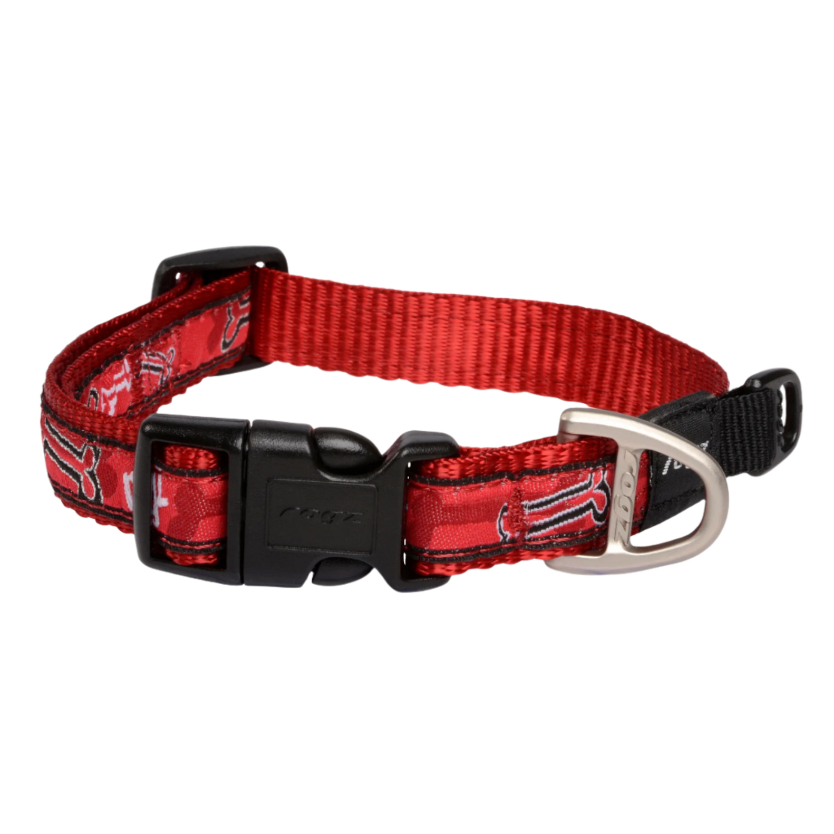 Rogz Collar - Red Bone