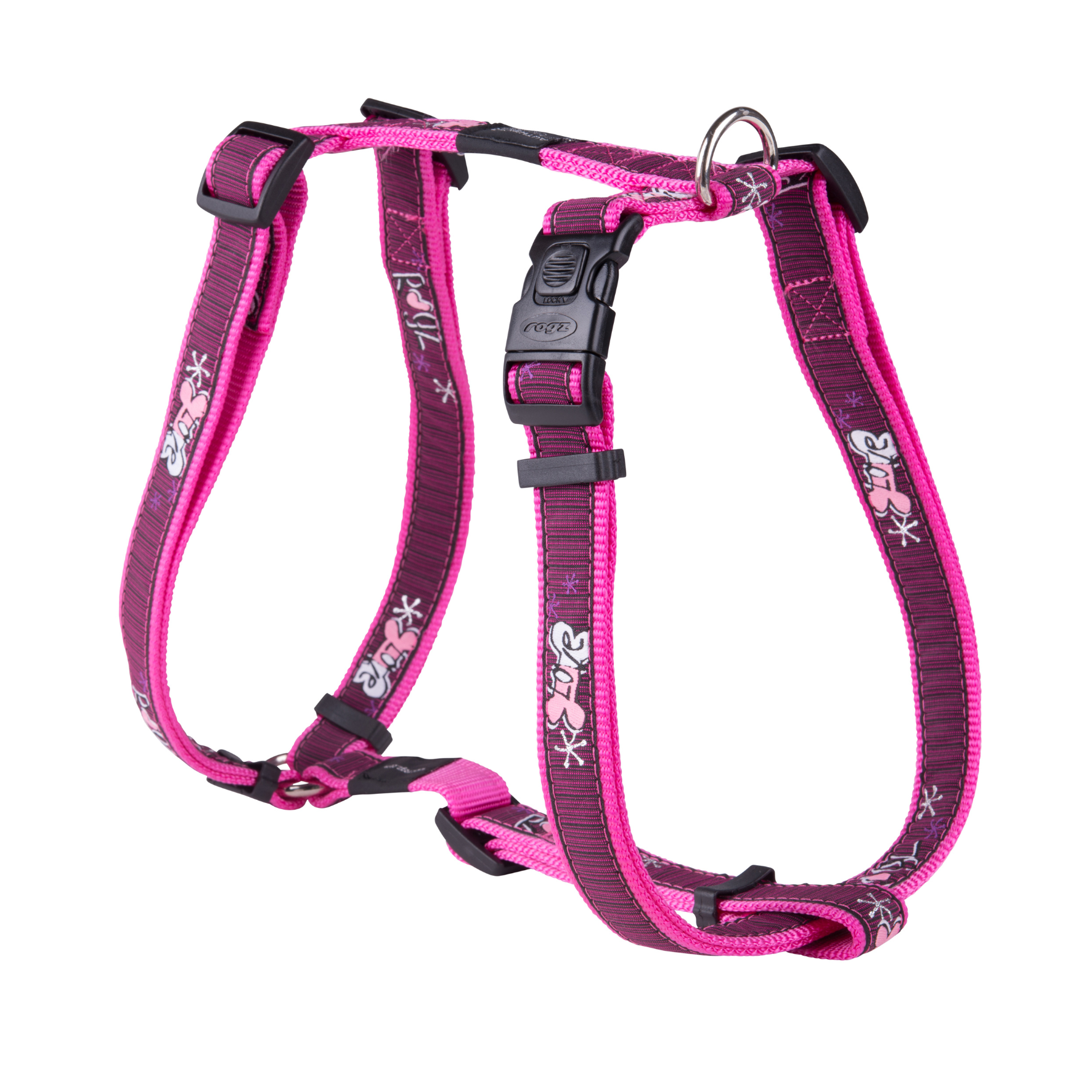 Rogz Harness Pink Love / Small Accessories