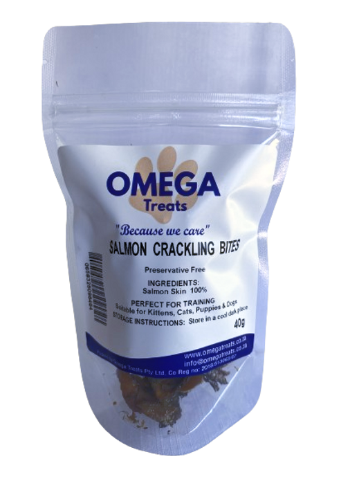 Salmon Crackling Bites for Dogs & Cats