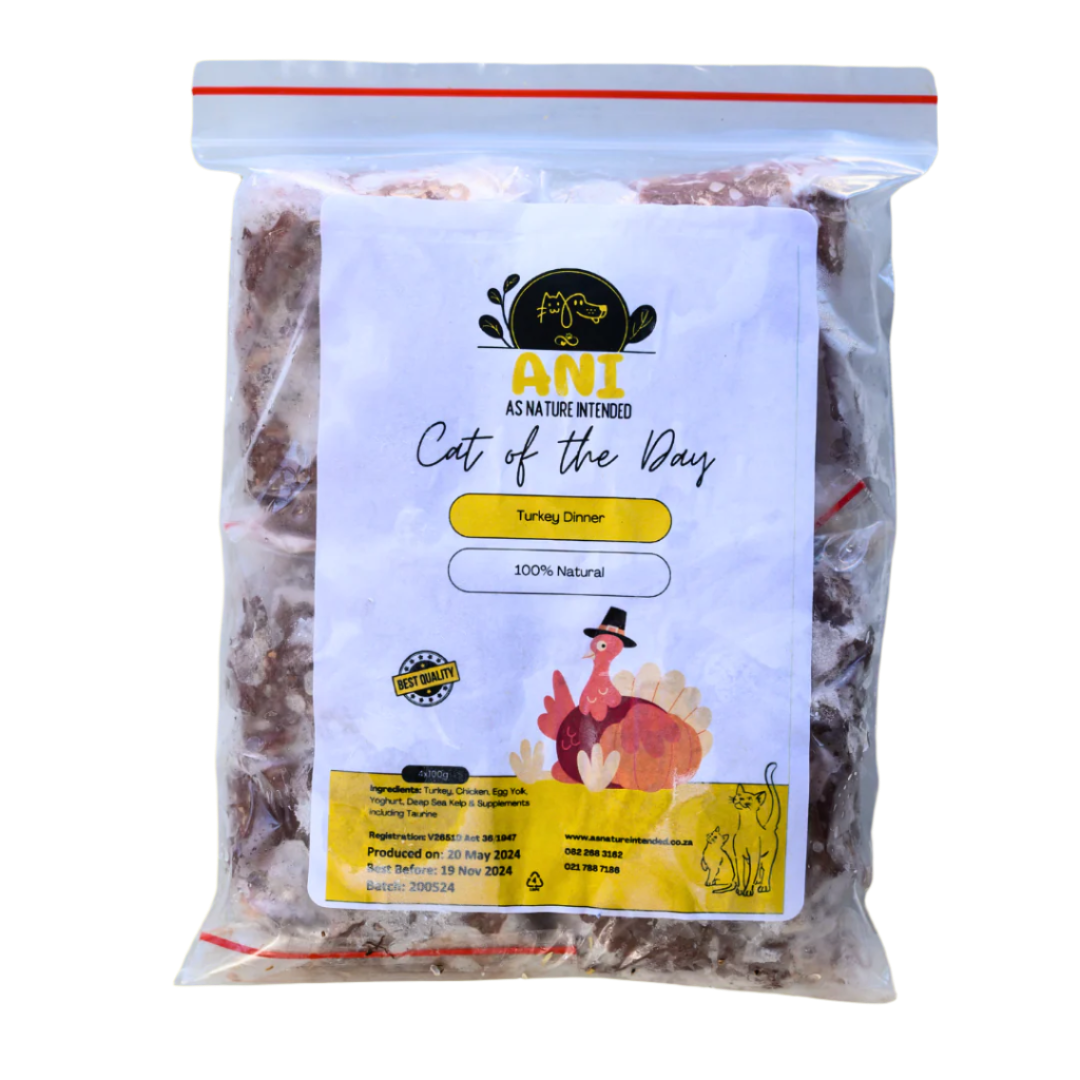 Turkey Dinner For Cats 400G (4X100G) Cat Food