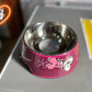 Rogz Bubble Bowls Small / Pink Love Pet Bowl