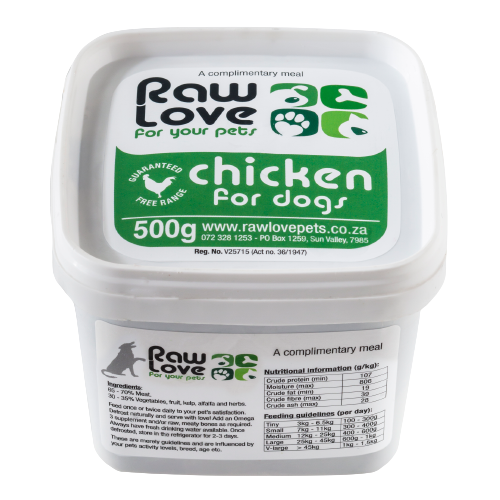 Chicken for Dogs: 500g-1kg