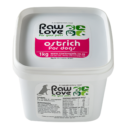 Ostrich for Dogs: 500g-1kg